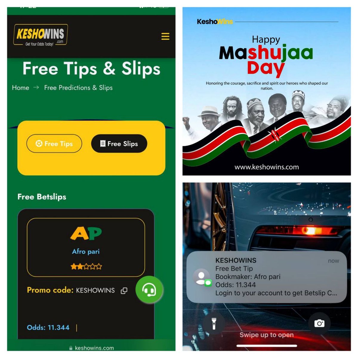 keshowins__'s tweet image. 4 free slips available keshowins.com/freeslips

Premium slips also updated✅

Goodluck guys👌