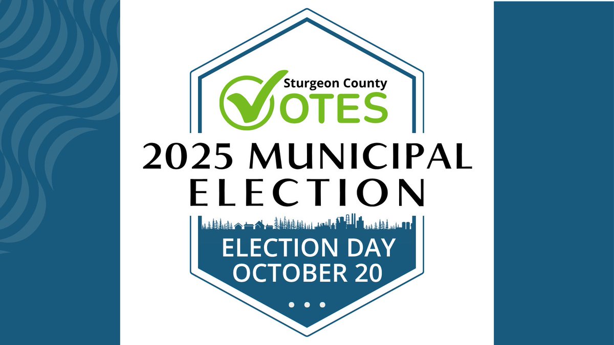 Today is Election Day!

Find your polling station, bring your ID, and cast your vote. Democracy works best when we all show up and make our voices heard! Polls open at 9:00 a.m

For all the information you need for election day, visit SturgeonCounty.ca/Election

#ElectionDay #GoVote