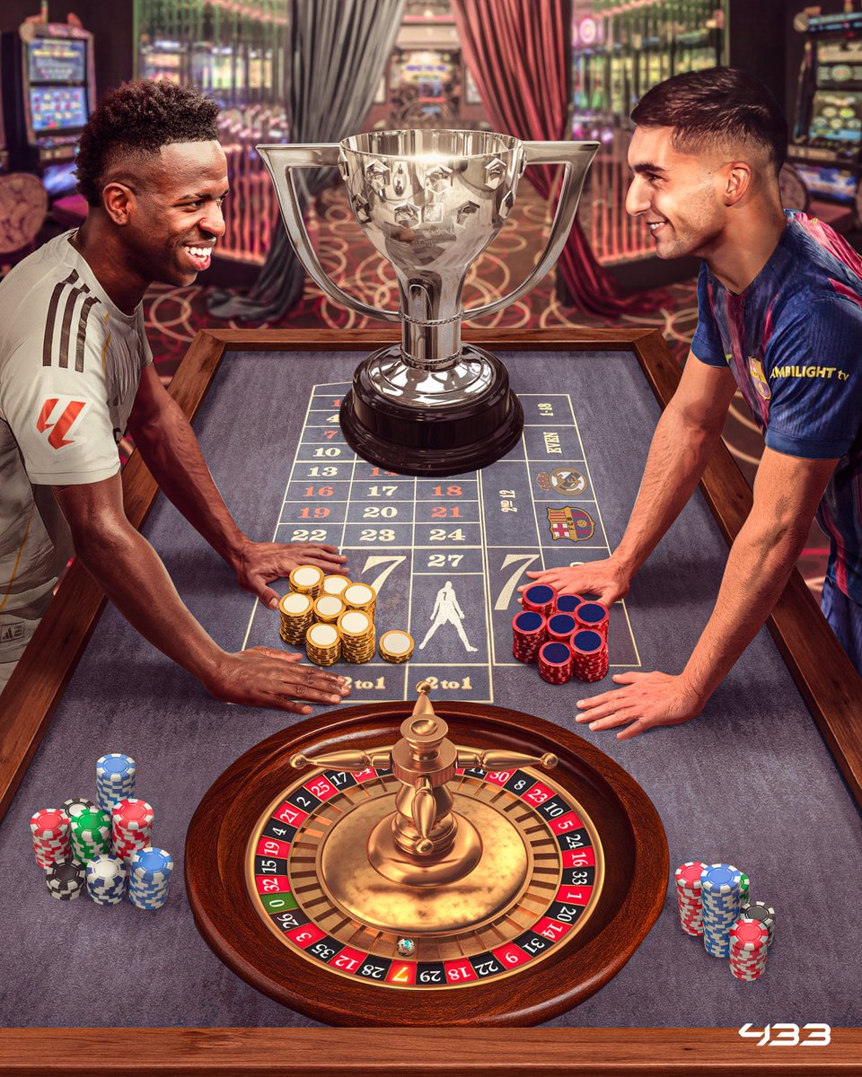 One week to go El Clasico, <a href="/realmadrid/">Real Madrid C.F.</a>  vs <a href="/FCBarcelona_es/">FC Barcelona</a>  

Who will win? ⚽⚡

Work for <a href="/433/">433</a>