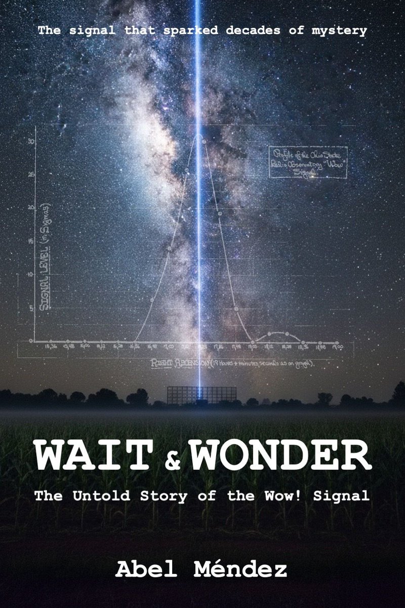 ProfAbelMendez's tweet image. Our scientific research on the #WowSignal also revealed many previously unknown historical facts, which inspired me to write a book about them. 🙂 #AreciboWow phl.upr.edu/wow/story