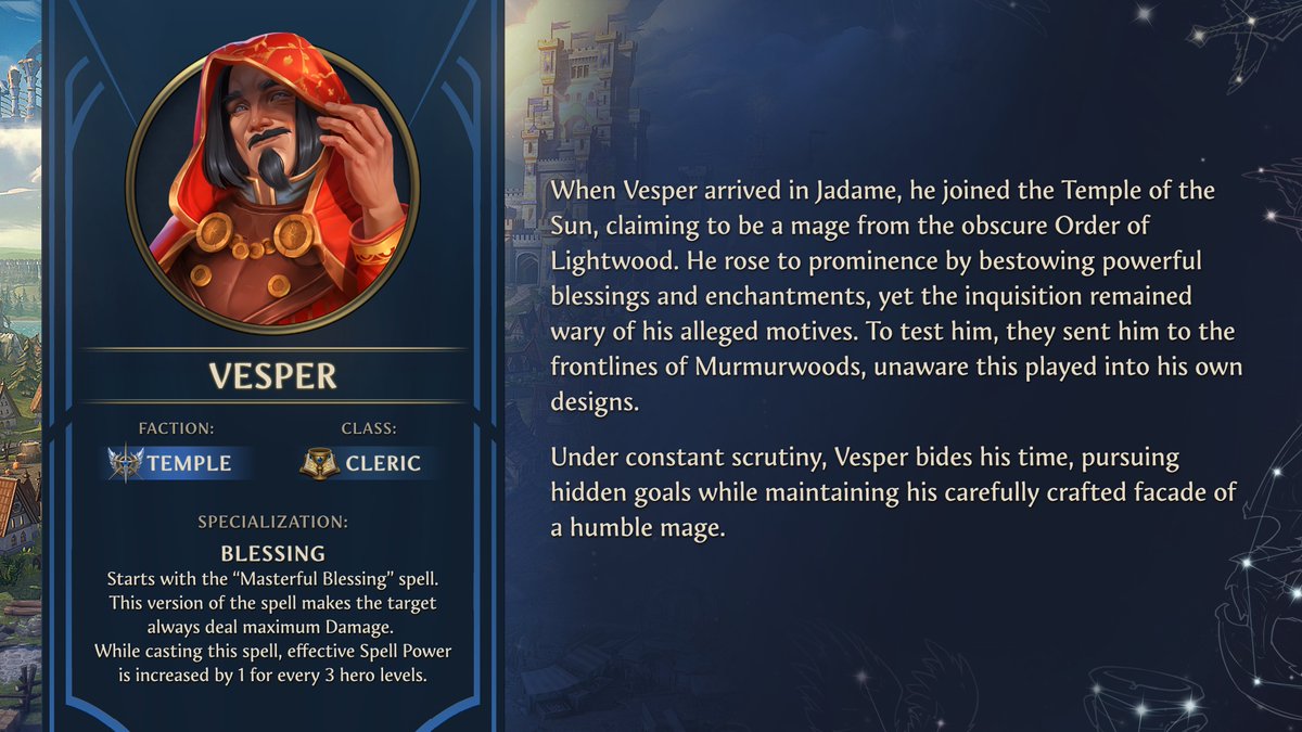 It is known that warlocks practice magic tied to the darker arts, yet sometimes they can come from the brightest places. Before his involvement in the conflict between the Ironfist brothers, Vesper lived a long, long life of adventure. Let’s take a look at the story that made him
