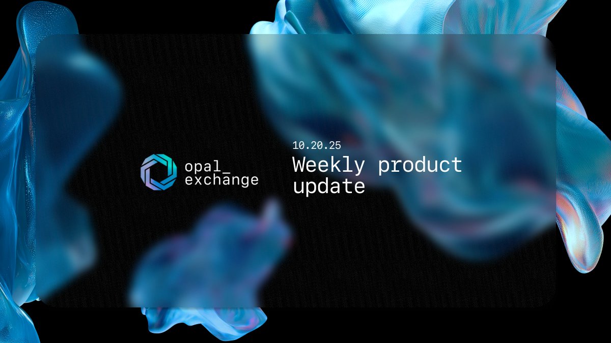 10.20.25 - Opal weekly product update.

Here’s what we’ve been working on in the past week.
-Open Source announcement
-Core Build Progress
-API and Services
-Interface Preview
-Launch Timeline

(1/6)