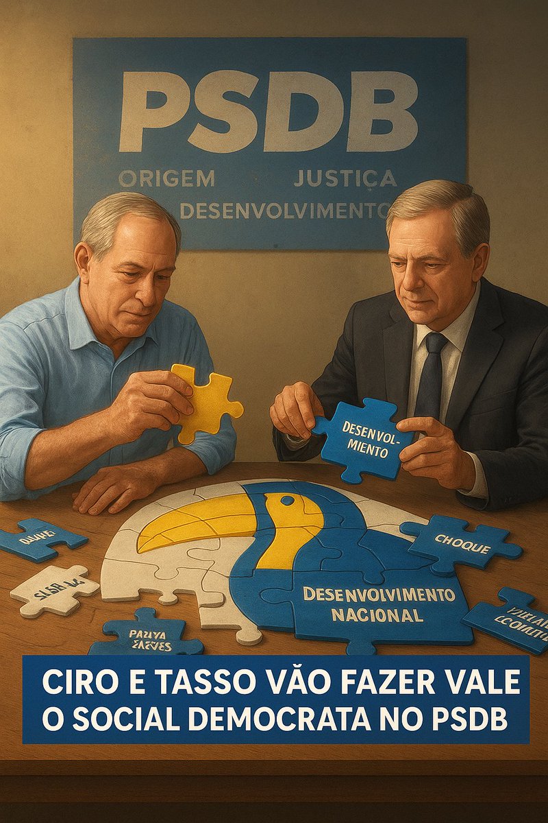 humanospp's tweet image. O plano do Ciro e do Tasso é transformar o PSDB no que devia ser, um partido Social-Democrata. 

Haverá briga, claramente a filiação ocorreu utilizando o controle absoluto do Tasso no PSDB - CE e provavelmente contrário a muitos do núcleo paulista. 

Grande empreitada!!