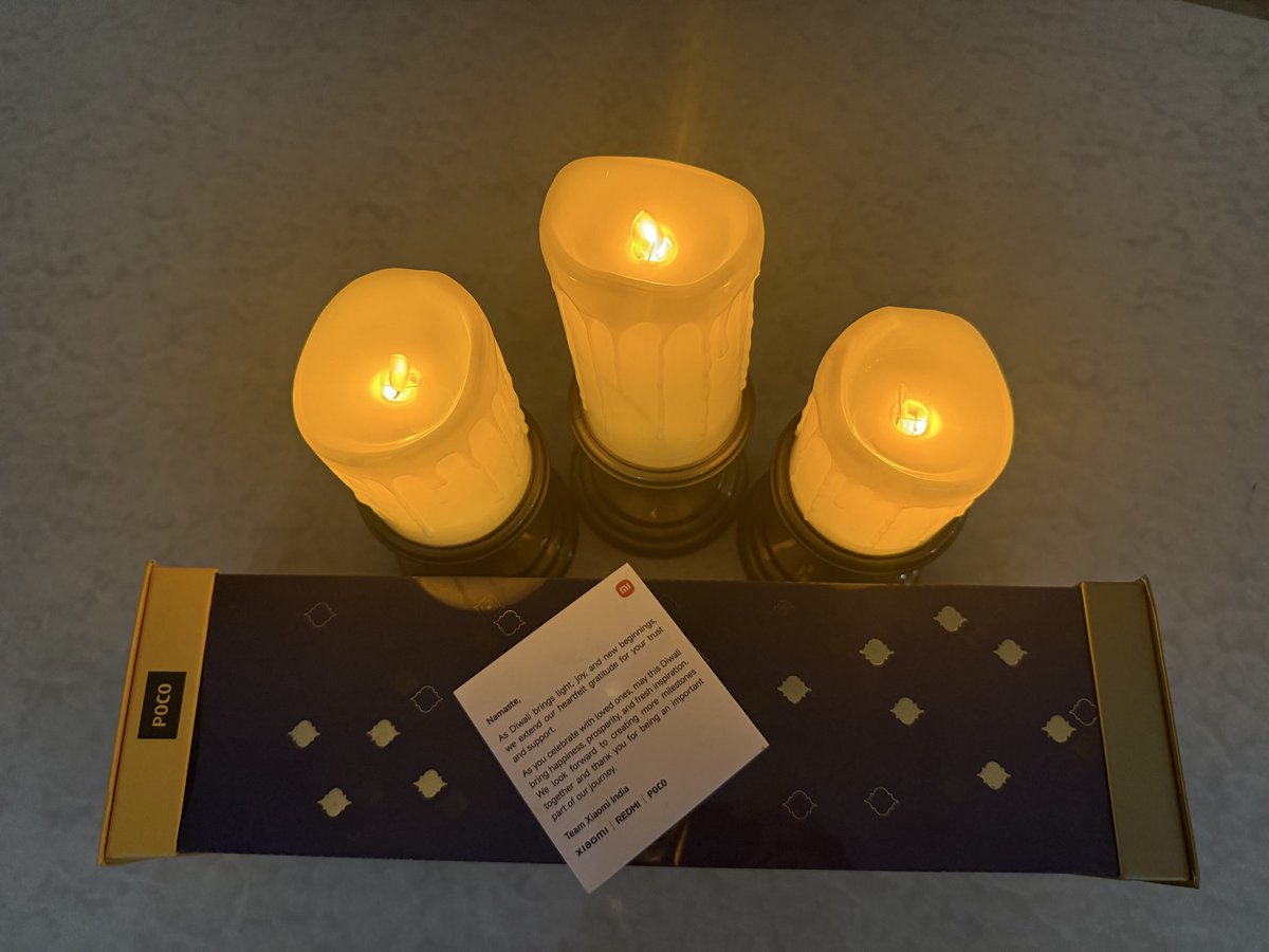 i_surbhichawla's tweet image. Thank you, Xiaomi and POCO, for sharing the festive cheer! 🎇
Wishing your teams a joyful, bright, and prosperous Diwali. 💛
#HappyDiwali #Xiaomi #POCO