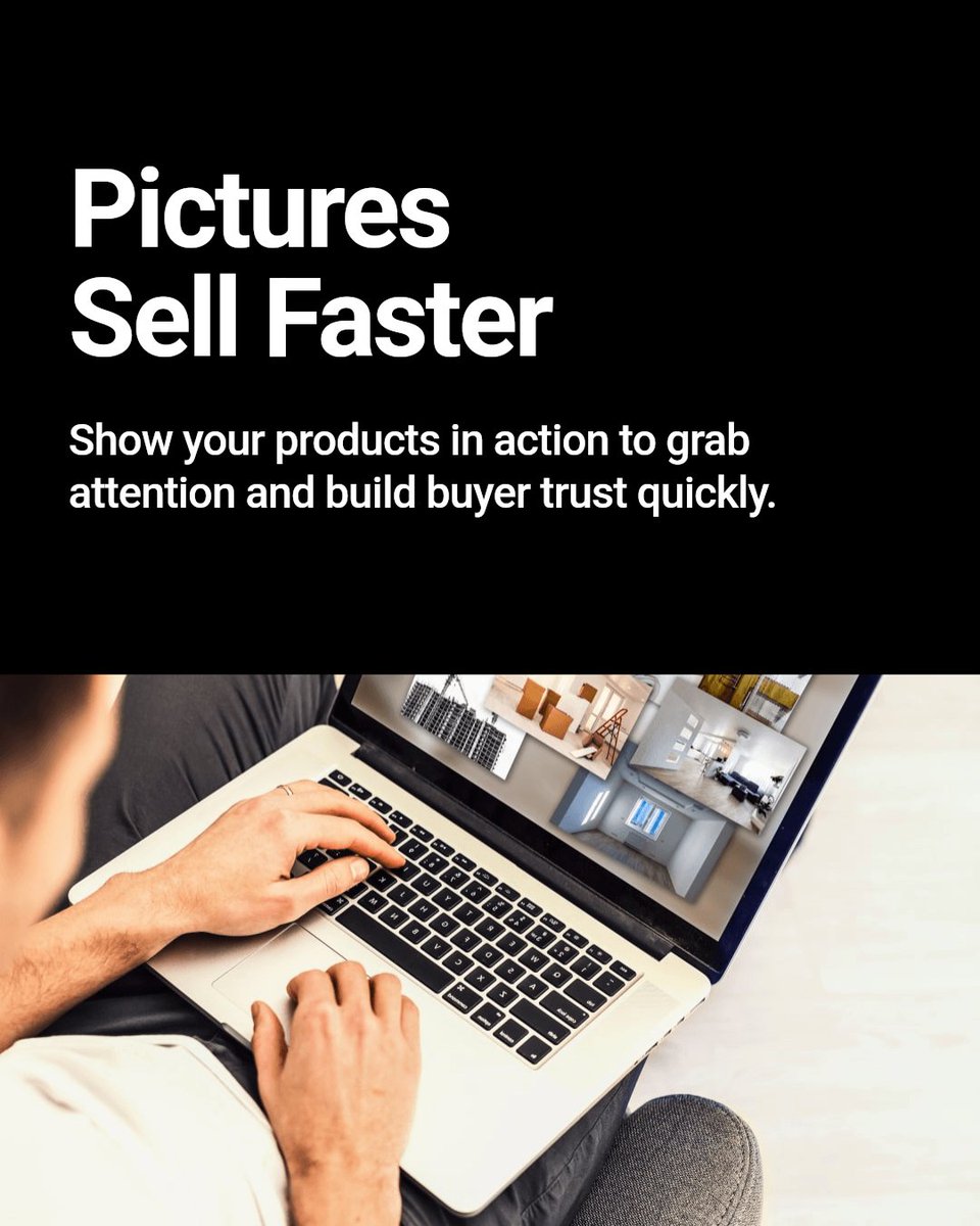 hireprosorg's tweet photo. Boost listings with eye-catching videos &amp; images! Visuals grab attention and build trust faster than text. Show products in action to connect with buyers. Add quality photos to stand out on https://t.co/zenHoko82B. Start adding visuals today! https://t.co/UTRYEtjfRo