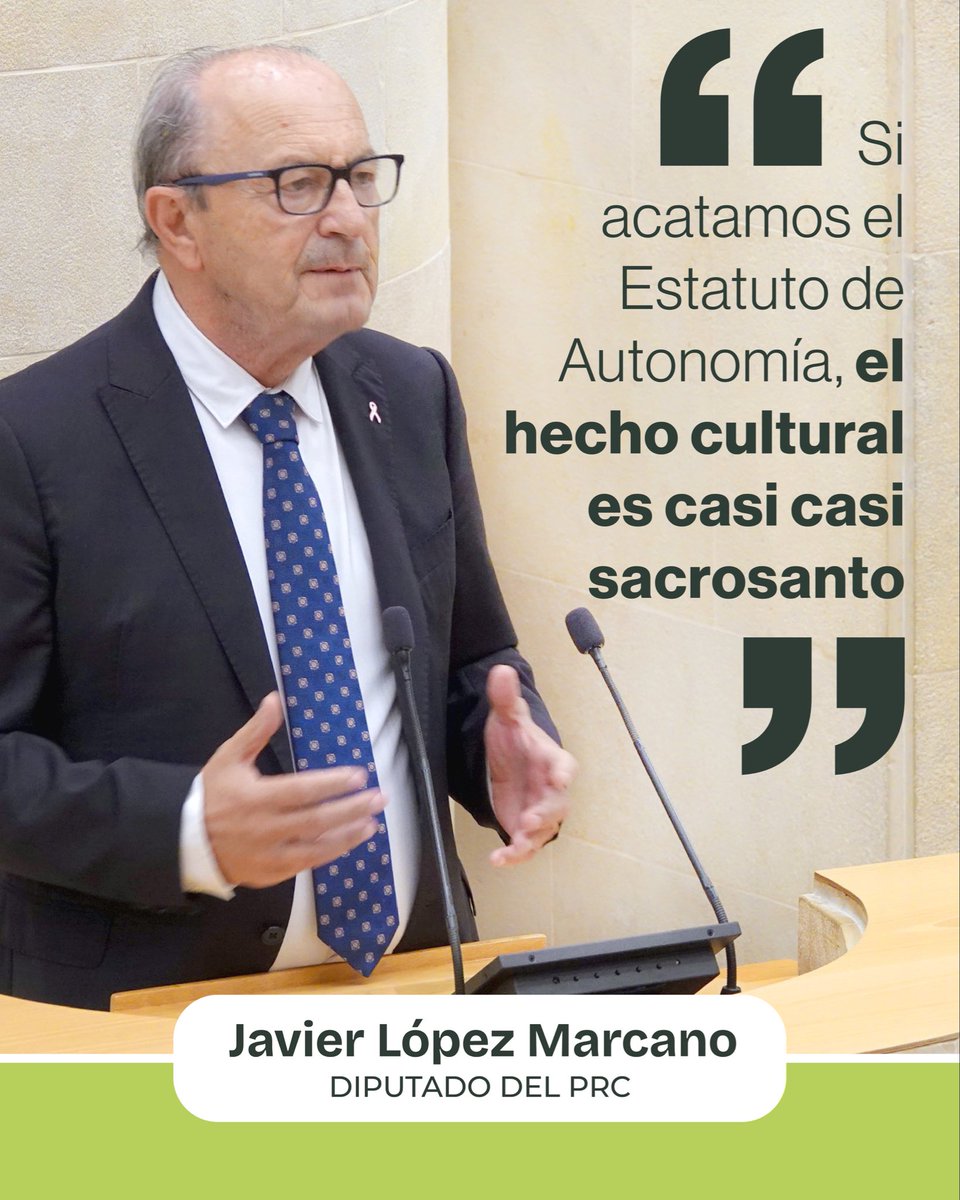 prcantabria's tweet photo. @javitorrelavega @torrelavega_prc @rcdiaz73 🏛️Llamamos a promover un Pacto Autonómico por la Cultura con implicación de grupos políticos, instituciones públicas, agentes culturales y ciudadanía.

La defensa y promoción de los valores culturales que distinguen al pueblo cántabro es una de las grandes razones de ser del PRC. https://t.co/aNn34UkQFE