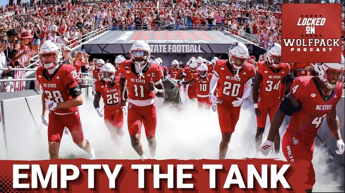 MONDAY 10/20
Locked On Wolfpack:

🪟 Pack Football Watching ACC Chaos from the Outside looking In 

👷‍♂️ Biggest 3 Components to Improve in Final 5 Games?

🏀 Top 3 Games on Men’s Basketball Schedule?

📺: youtu.be/17CyDslPc4Y?si…
🎧: link.chtbl.com/LONCSWolfpack