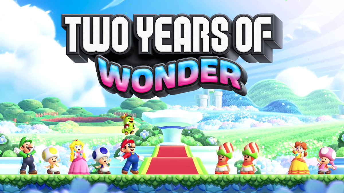Super Mario Bros. Wonder was released two years ago today.