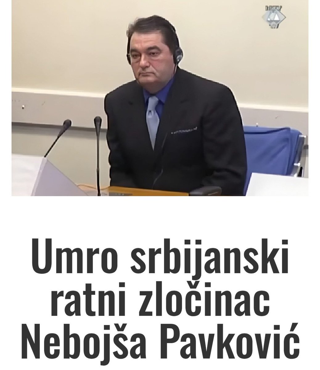 Zločinac Pavković osuđen je na 22 godine zatvora pred Haškim tribunalom za ratne zločine počinjene na Kosovu 1999. godine.