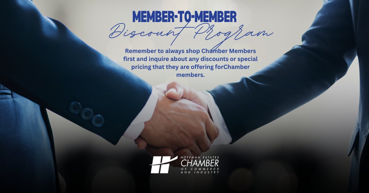 Chamber connections come with perks! As a valued Chamber member, don’t forget to support fellow members by taking advantage of our Member-to-Member Discount Program. Shop Chamber first, ask about special pricing, and grow your business network while saving along the way.