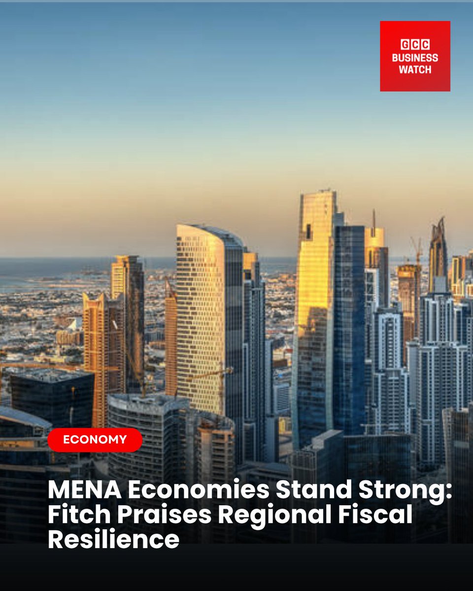 Fitch affirms MENA’s fiscal resilience, no sovereign rated below CCC+ for the first time since 2019. #MENAEconomy #FitchRatingsوكالة فيتش: تصنيفات سيادية مستقرة في المنطقة لأول مرة منذ 2019. #اقتصاد_الشرق_الأوسط
Read the Full Story: lnkd.in/e7uxfuxz