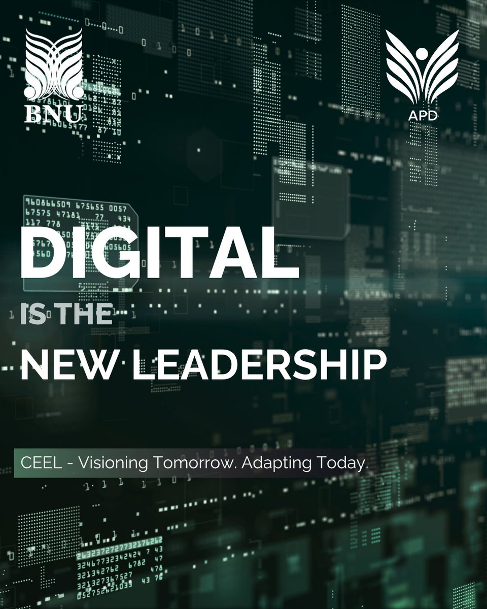 Bnuapd's tweet image. At BNU’s Center for Executive Education &amp;amp; Learning (CEEL), we are equipping today’s professionals with the mindset and capabilities to lead digital transformation, inspire adaptability, and shape the future of work.

#BNU #BNULahore #CEEL #ExecutiveEducation