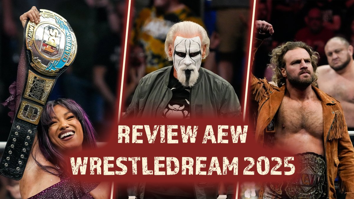 SauveursLutte's tweet image. Toujours dispo sur toutes les plateformes, la review de AEW WRESTLEDREAM 2025 !!
Et ce soir, retrouvez la 3e édition des SAUVEURS DU SOIR, votre émission qui revient toutes les semaines sur l'actu catch, et qui aborde diverses sujets de la planète catch.
A ce soir ! 🫡
