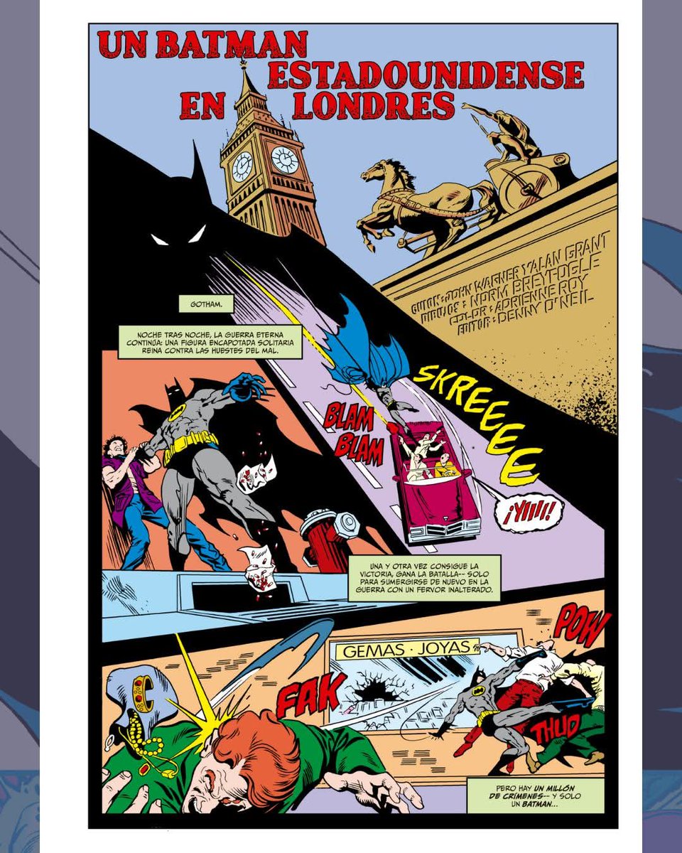 Ovnipressedit's tweet photo. #Adelanto ¡Te mostramos algunos interiores de BATMAN POR NORM BREYFOGLE VOL. 2! 🦇 ¡A partir del viernes 24 de octubre estará a la venta en todas las tiendas del país!
#OvniPress #Batman #NormBreyfogle #Dccomics https://t.co/F1RYStBdt5