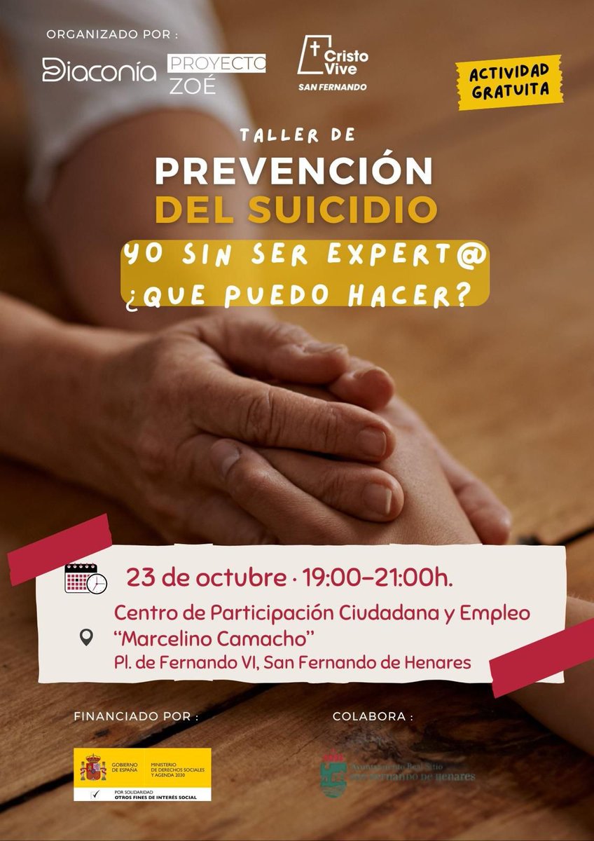 Asociación Sendas. Prevención Suicidio tweet media