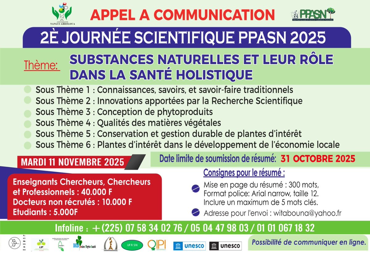 LabvdivUna's tweet photo. Nouvelle date limite de soumission des résumés: 31 octobre 2025 https://t.co/CvOjDSiElK