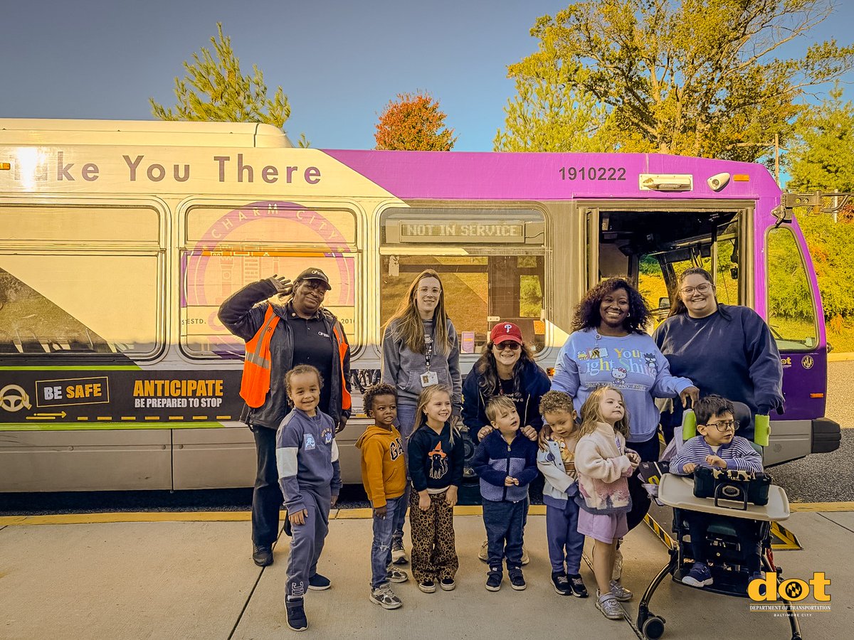 Last week, our Circulator team visited the Maryland School for the Blind for a hands-on learning day! 🚌✨

Driver April gave students a tour, showed how to request stops, and took them for a ride around campus — helping them build confidence using public transit.

<a href="/BmoreCityDOT/">Baltimore City DOT</a>