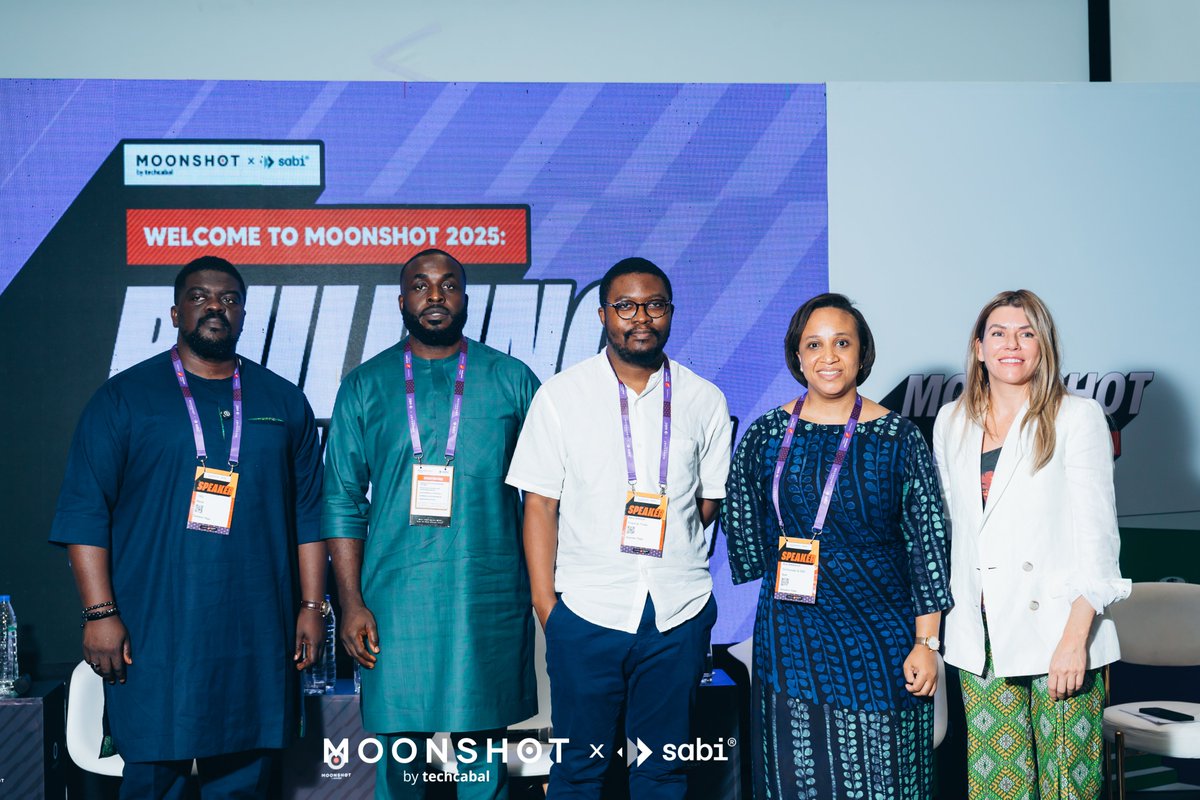 getSeerBit's tweet image. At Moonshot by TechCabal, our CEO, Omoniyi Kolade (2nd right) joined industry leaders to explore Digital Innovation &amp;amp; Africa’s Future in Commodity Trade — a conversation shaping how technology will redefine value creation across the continent.

#SeerBit #MoonshotByTechCabal