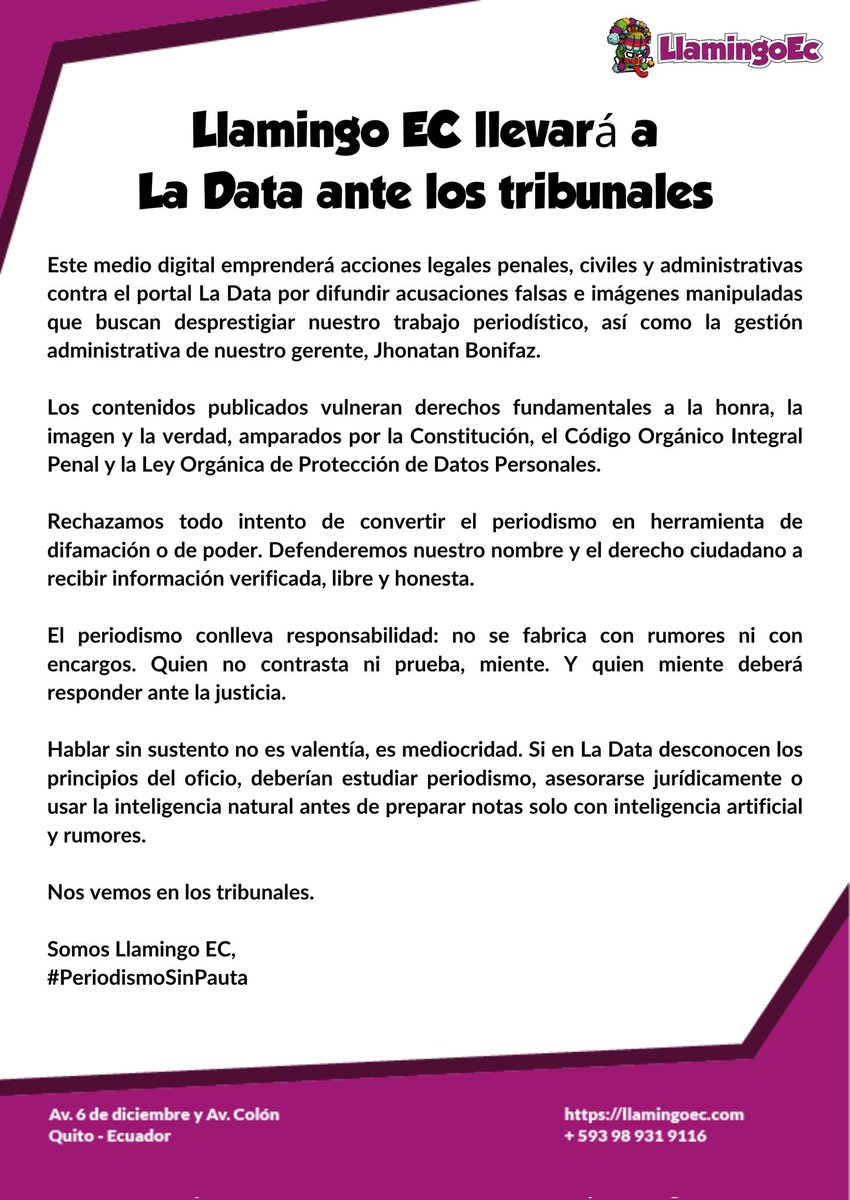 LlamingoE's tweet image. #URGENTE | COMUNICADO