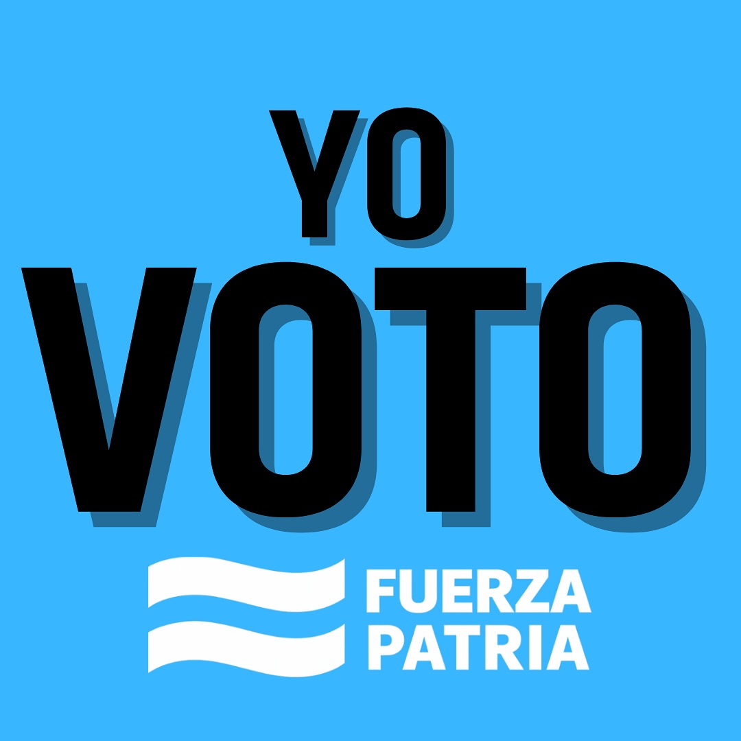 Yo Voto #FuerzaPatria 🇦🇷