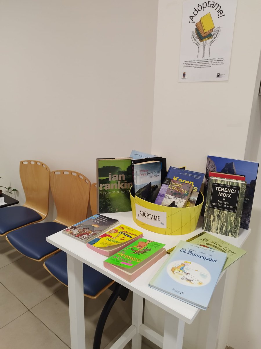 Comienza una semana cargada de actividades para celebrar el Día de la Biblioteca, ¿qué mejor manera que hacerlo "adoptando" un libro? ¡Ven a por el tuyo a nuestras bibliotecas!
#LlaneraCultura #bibliotecasllanera