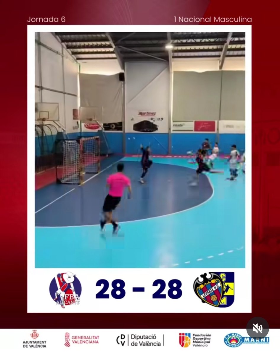 ➡️ RESULTADO 1° NACIONAL MASCULINO 🤾🏻‍♂️
Empate en un partido intenso para nuestros chicos.
Lo dieron todo en la pista a la próxima.
Marni, força! 💙💛
 @c_e_marni @fdmvalencia <a href="/dipvalencia/">Diputació de València</a> <a href="/comunitatesport/">Comunitat de l'Esport</a> @dbsportpress @nostresport @polideportivocv <a href="/yosoynoticia_/">YoSoyNoticia.es</a>