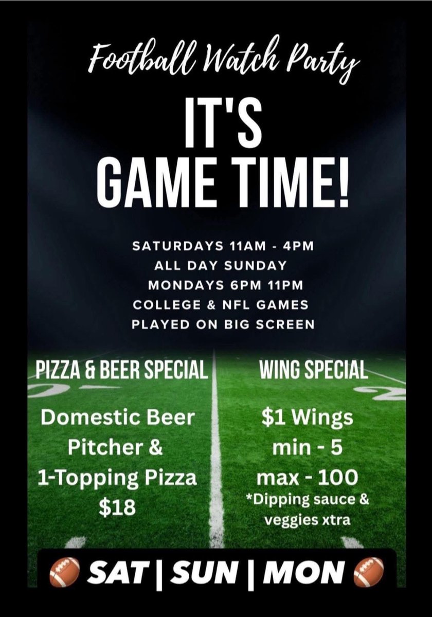 TheGoosesAcre1's tweet image. Monday Run Club🏃‍♂️
1/2 Price Special
#AtlanticCod #FISHnCHIPS
#HappyHour ALL DAY Monday🍺
*Dine In Only

Open 11A-12A
#FootballSpecial 6P

Join Our #RunClub
5:30P-7:30P Mondays
FREE MEMBERSHIP

#WoodlandsWaterway  #runners  #IrishPub #WoodlandsTX #SpringTX #fishnchips #GArunclub