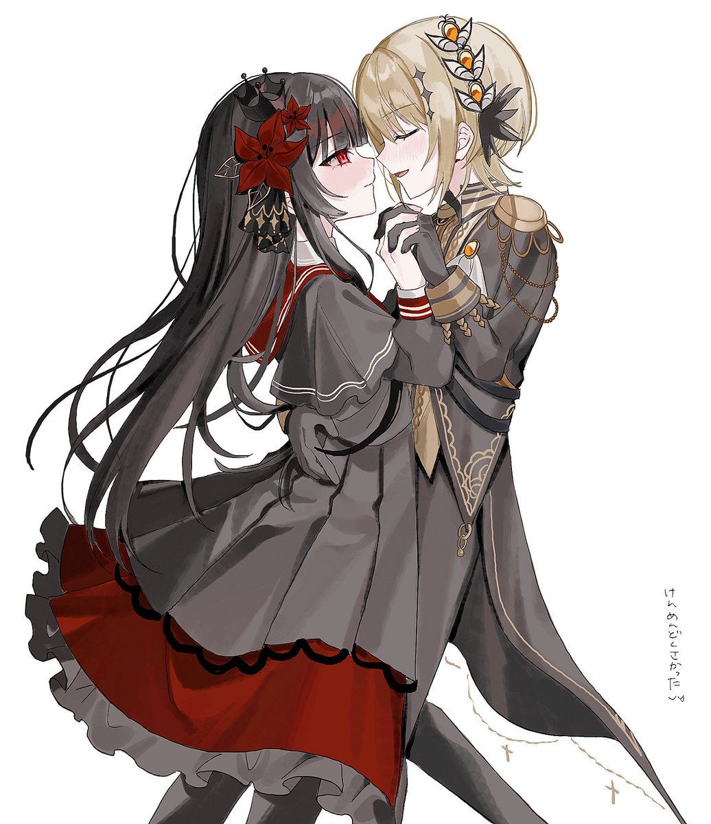 _nyonpopo's tweet image. 絵チャで描いたレイヒロ…🫶