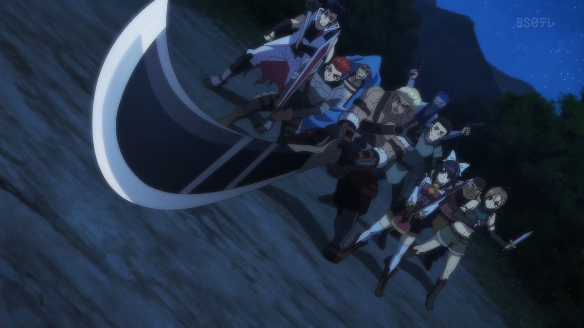 zeldatryforce's tweet image. オークは逃げてるだけなのにｗｗｗｗ #nageki_anime #嘆きの亡霊