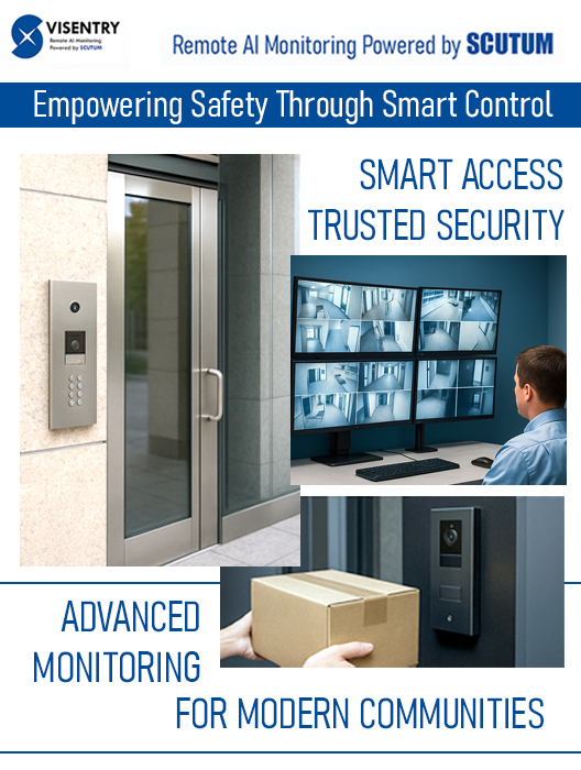 🏢✨ Smarter Access. Safer Living.

🔒 RELIABLE. EFFICIENT. ALWAYS CONNECTED.

 Discover how Visentry redefines building access and security 👇
 👉 visentry.com/remote-doorman…

#VirtualDoorman #RemoteSecurity #BuildingAccess #SmartSecurity #Visentry