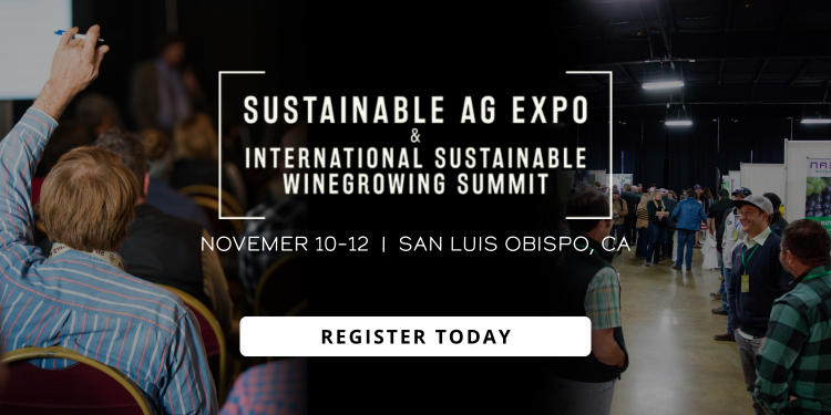 WineIndustry's tweet image. The perfect blend of in-person and online learning—earn 20+ CE hours at the 2025 #SustainableAg Expo. Hear from #viticulture industry experts, explore sustainable solutions, and connect with 500+ peers. Nov 10–12 in San Luis Obispo, CA. Get tickets: secure.qgiv.com/for/2025schola…