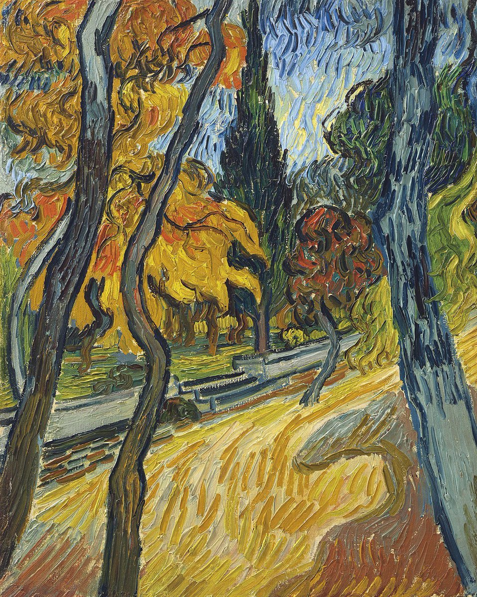 Trees in the Garden of Saint-Paul Hospital