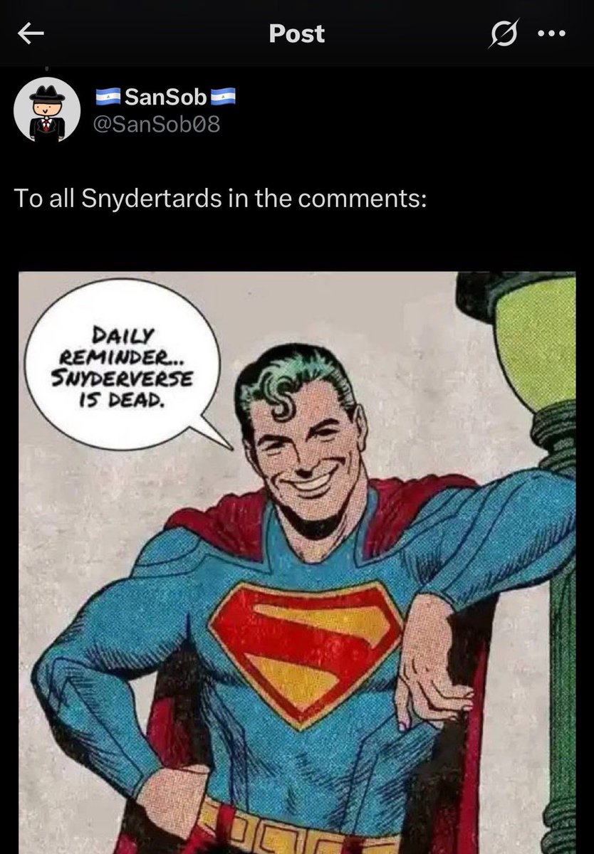 CaseyBookAuthor's tweet image. Hey at least he’s calling us DC fans instead of invalidating our fandom by calling us Snyder fans only…or some Snyder laced slur like Twitter loves to do #kindess #realDCfans