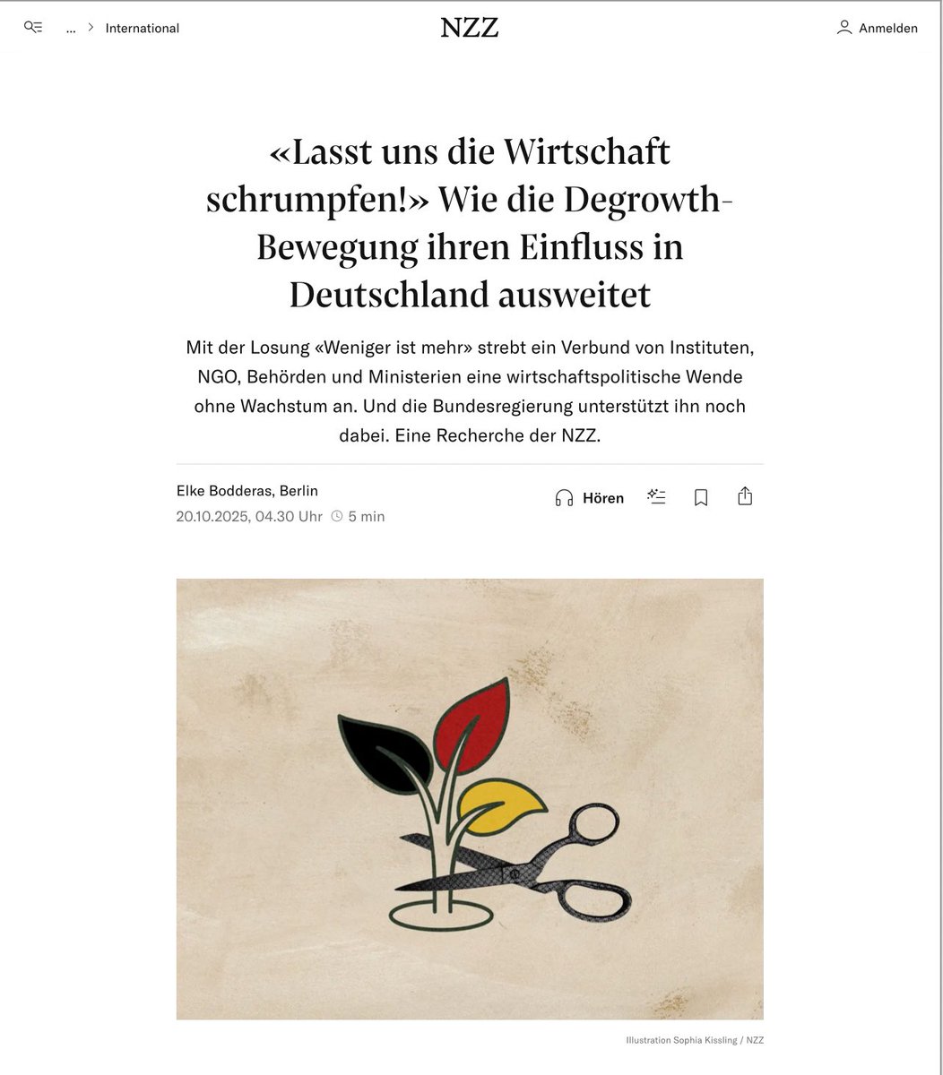 aya_velazquez's tweet image. Wichtige Recherche von Elke Bodderas in der NZZ: archive.is/LN1Rj Es fehlt nur der übergeordnete Kontext: Die Degrowth-„Bewegung“ ist ein Astroturf-Deindustrialisierungprojekt im Rahmen von Agenda 21 - der UN Agenda für das 21. Jahrhundert. Momentan läuft das…