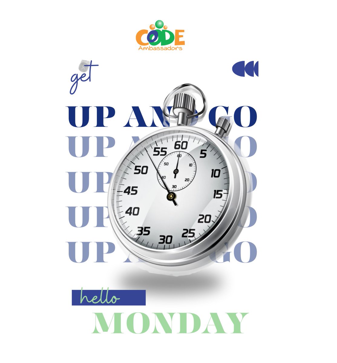 codeambassadors's tweet image. The week just started, let’s make it count!!!
This means new chances to learn, build, and create something amazing.
#NewWeek #CodeAmbassadors