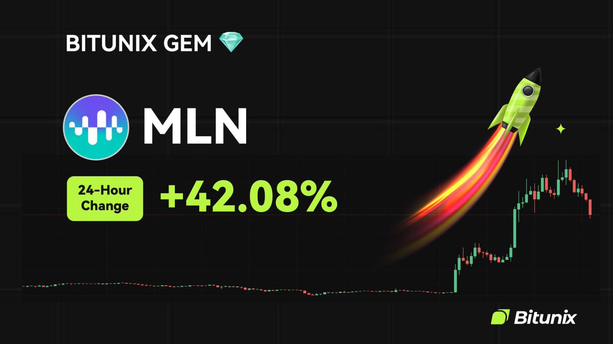 BitunixID's tweet image. 💎 BITUNIX GEM 💎
$MLN
24H Change: +42.08%
📆 Listing pada tanggal 01/04/2025
🚀 Trade sekarang di Bitunix short.bitunixads.com/u5kQzvDU