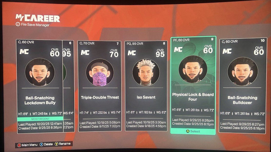 AllHail5ive's tweet photo. Vet1 acc for sale (Xbox)
Has Every EVERY BUILD
163 Challenges completed
#NBA2K26 #2k26VC #2k26 #VC #VC2k26 #VCPlug #VcDeals #2kAccounts https://t.co/HLwpZmHEZ5