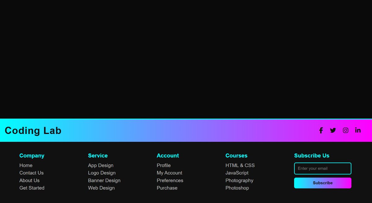 rajvardhank247's tweet image. Day 40 of #100DaysOfCode
>built a responsive sidebar + footer
>used Flexbox + media queries to make them fit perfectly on all screens