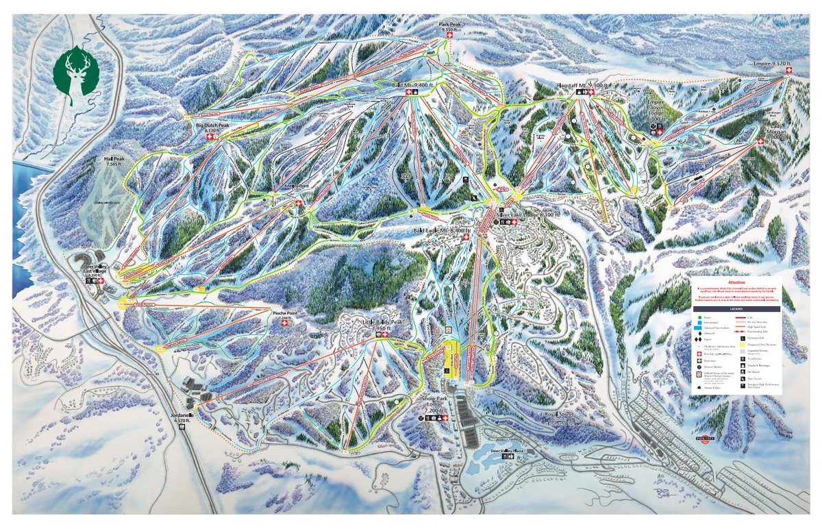 .<a href="/Deer_Valley/">Deer Valley Resort</a> dropped their new terrain map for 2025-26. It was a challenge to paint 100 new ski runs + 10 new chairlifts into a seamless landscape with their already impressive terrain footprint. It was the honor of a lifetime to paint Deer Valley’s bright future. #SkiUtah