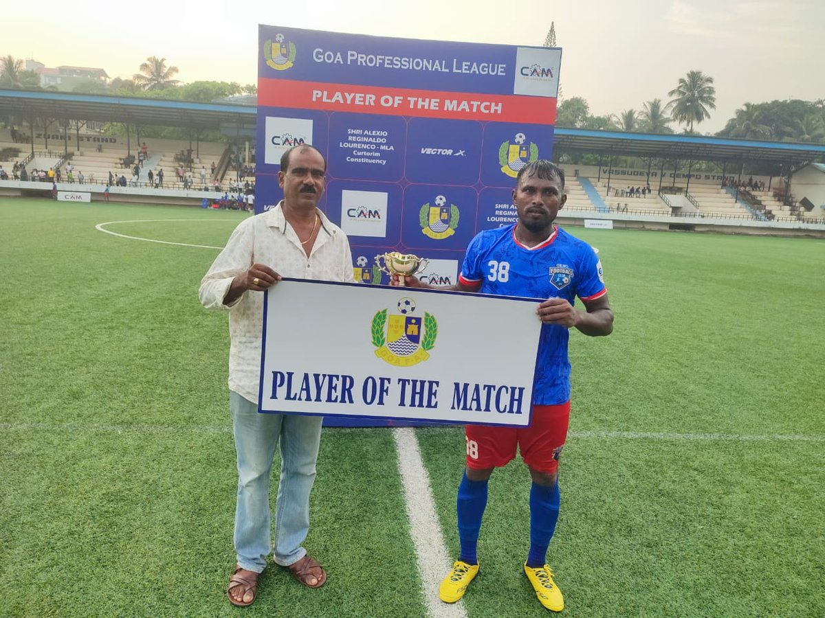 Kol_Football's tweet photo. Geno FC edged out FC Goa 3-2 in a thrilling Goa Professional League clash at Duler Stadium, Mapusa on Monday.
Pic - Goa FC Press Release
#GoaProLeague #IndianFootball https://t.co/dwXNjaEjUt