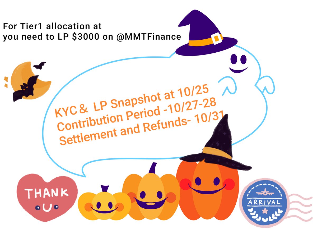 🎃Halloween🎃
 You want to 💰️💎✨
🎃👻🎃👻🎃👻🎃
 Lets join Launch pad sell
🎃👻🎃👻🎃👻🎃
<a href="/buidlpad/">Buidlpad</a>✖️<a href="/MMTFinance/">MomentumⓂ️Ⓜ️T</a>
💰️💵💲
Momentum DEX $MMT, a concentrated liquidity AMM similar to Uniswap v3 but optimized for Sui.