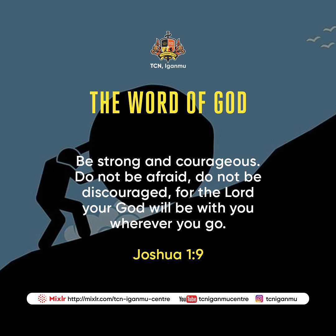 The word for today. Hope it blesses you. Happy meditating. #TheCovenantNation #TCNIganmu #tcniganmu #WordOfGod