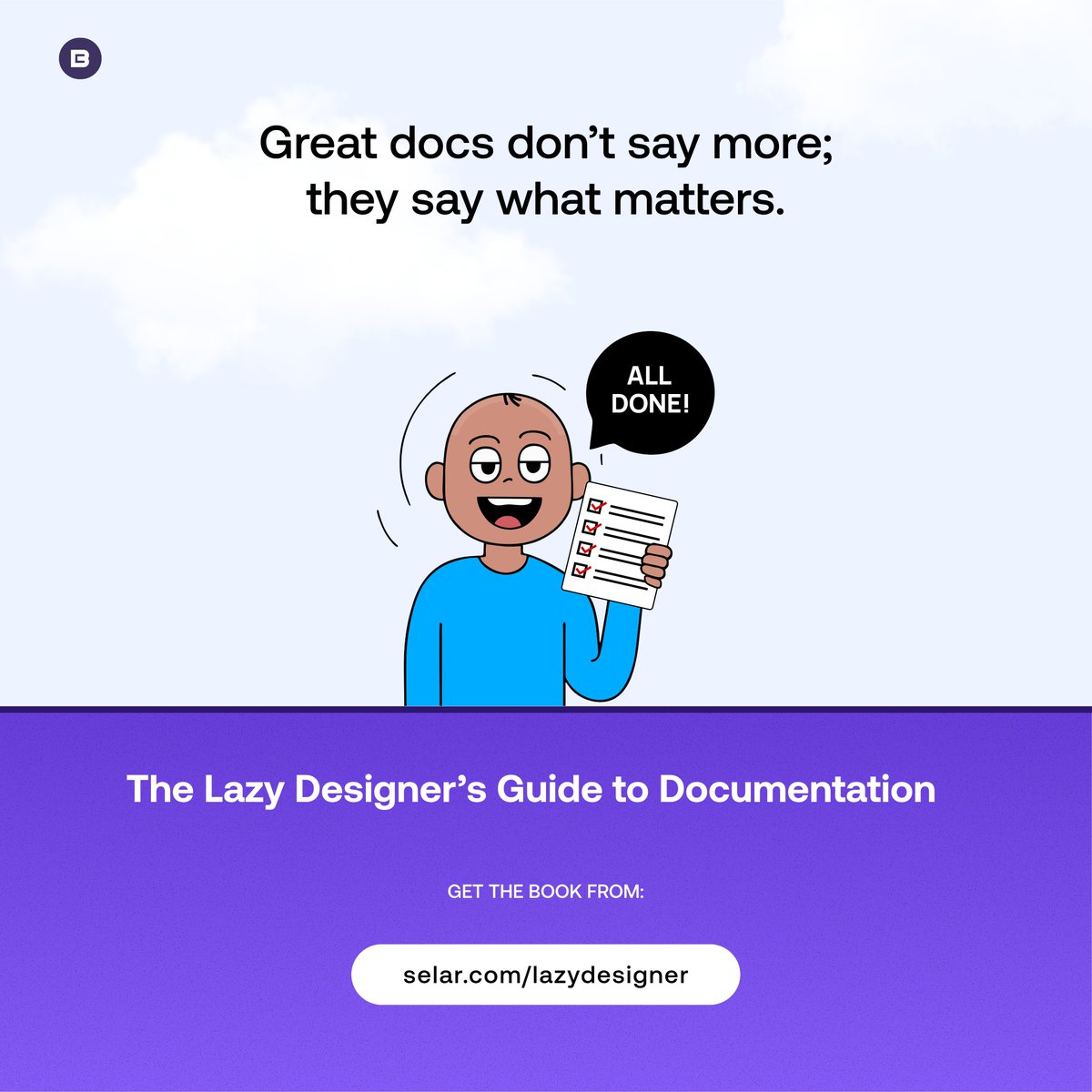 BrightChinenyez's tweet image. "Say more with less.” Learn how to ditch the doc overload & make every word count.
💡 Less noise, more clarity.
Get the book here→ lnkd.in/dxahFGcr
#UXDesign #Minimalism #DesignProcess #EndSARS Vs Liverpool Maguire Regina Happy New Week