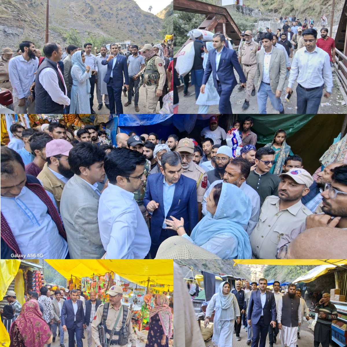 DC Ramban Mohammad Alyas Khan visited the ‘Tatapani’ Hot Water Spring in Sub-Division Gool to review facilities and interact with visitors.
He emphasized maintaining cleanliness, safety &amp; hygiene,   directed departments to improve access, sanitation &amp; infrastructure. 
 <a href="/diprjk/">Information & PR, J&K</a>