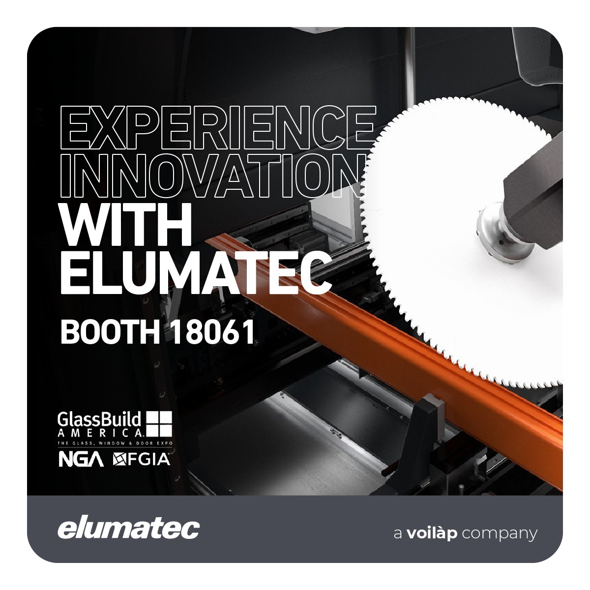 ElumatecA's tweet image. 🚨 15 days to go... @GlassBuild
We’re gearing up for a successful show & can’t wait to debut the SBZ 145 #CNC in North America! The team is ready & the machines are prepped.
Don't forget, 1 lucky attendee will walk away with an #elumatec toolbox. Booth 18061, make a note 📍