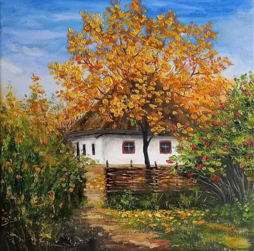 " Доброго вечора, ми з України."🇺🇦
Художниця Світлана Лосєва.