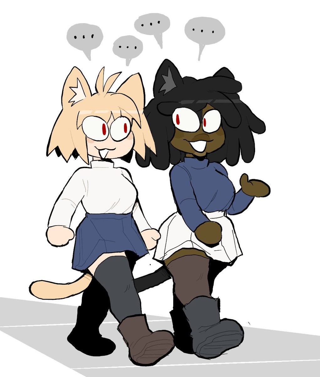 Neco Arc and Black Neco Arc would be friends btw