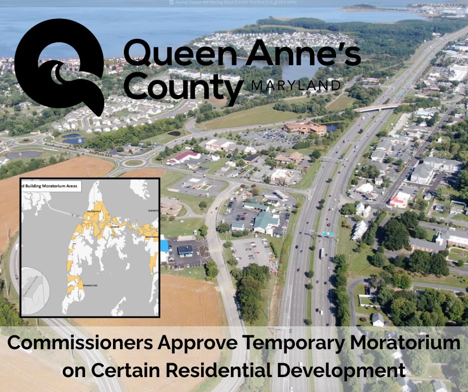 Queen Anne’s County Commissioners Approve Temporary Moratorium on Certain Residential Development
qac.org/CivicAlerts.as…