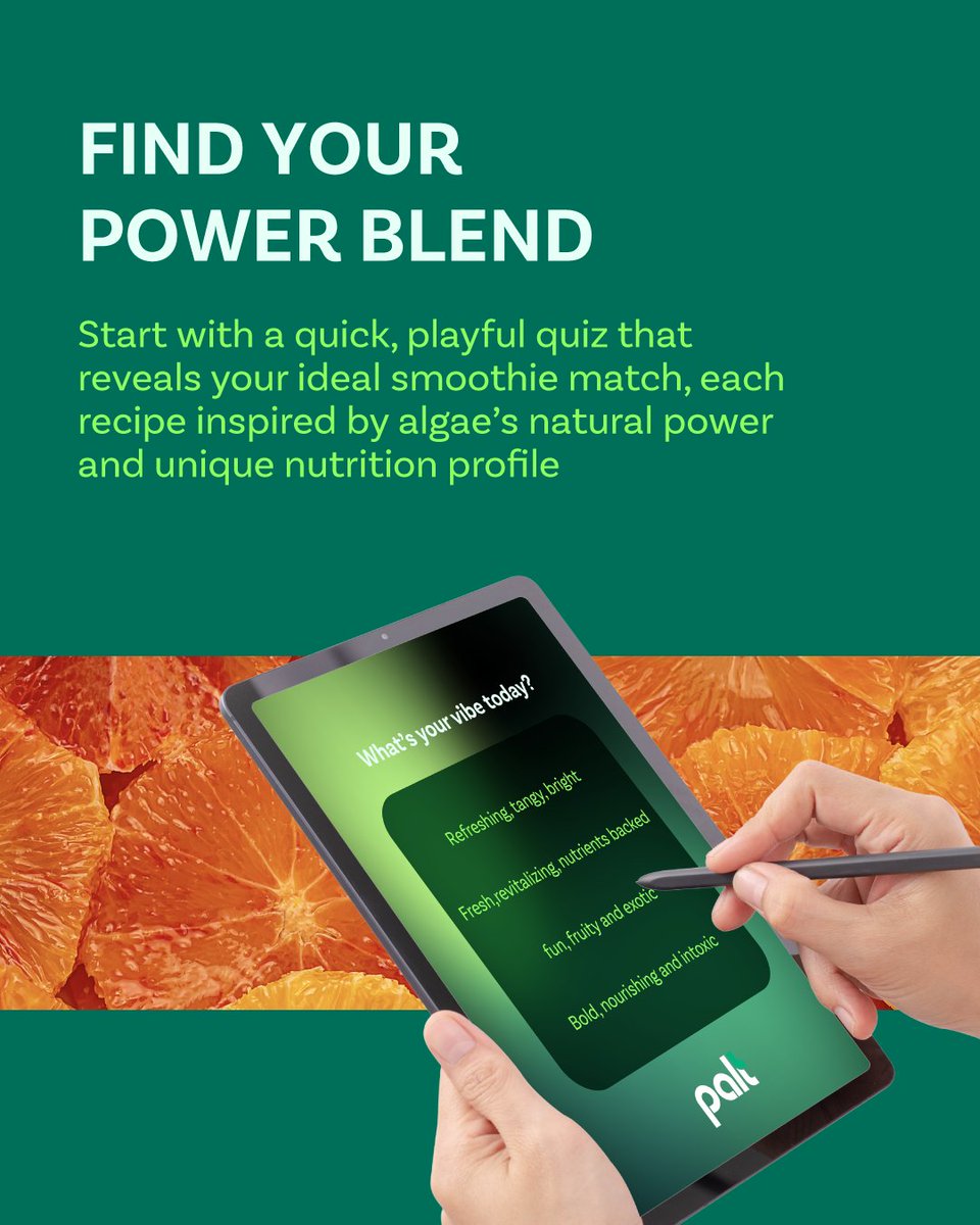 AGWAABUDHABI's tweet image. Innovation meets flavour at PALT’s Algae Smoothie Activation; it's a sustainability you can taste.

 #PaltbyAgwa #AGWA #AGWAAbuDhabi

في PALT 2025 يلتقي الابتكار بالنكهة في مشروب الطحالب ليقدم استدامة يمكن تذوّقها.