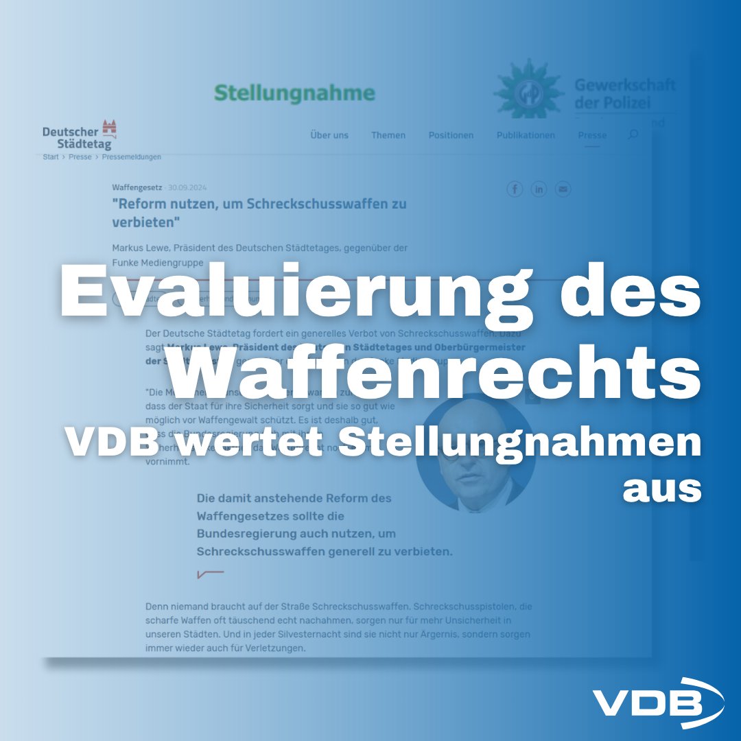 Am 6. Oktober haben wir – gemeinsam mit vielen anderen Verbänden – unsere Stellungnahme zur geplanten Evaluierung des Waffenrechts eingereicht. Doch damit ist unsere Arbeit natürlich nicht getan.

Während wir die nächsten Schritte seitens des BMI erwarten, nutzen wir die Zeit, um